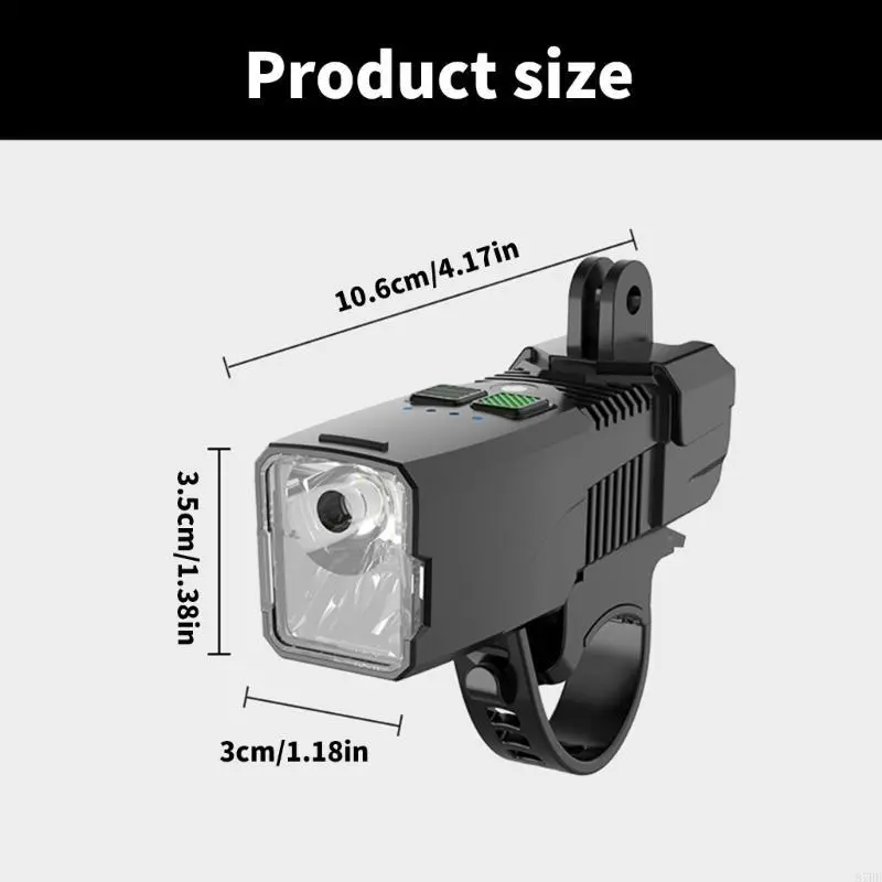 Bicycles Headlight Safety Lamp Antiglare Bright Bikes Front Light Bike Accessory