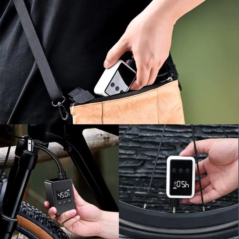 Smarted Bike Pumps Automatic Bike Pumps Rechargeable Pumps Bicycles Air Inflator