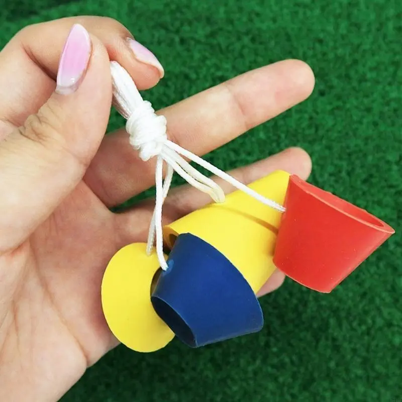 Colorful Rubber Winters Golf Tees Set with Different Height Tees Rope Golfs
