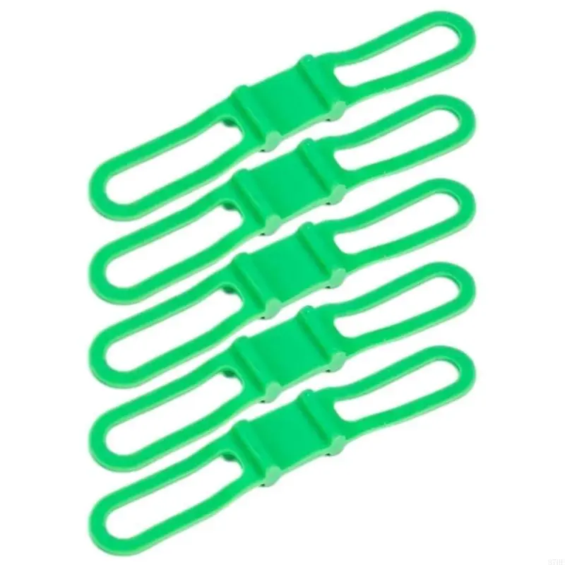 5Pcs Bike Light Replacement Mount Silicone Band Elastic Strap Tie Flashlight Holder Bandage Fixing Bandage Belt