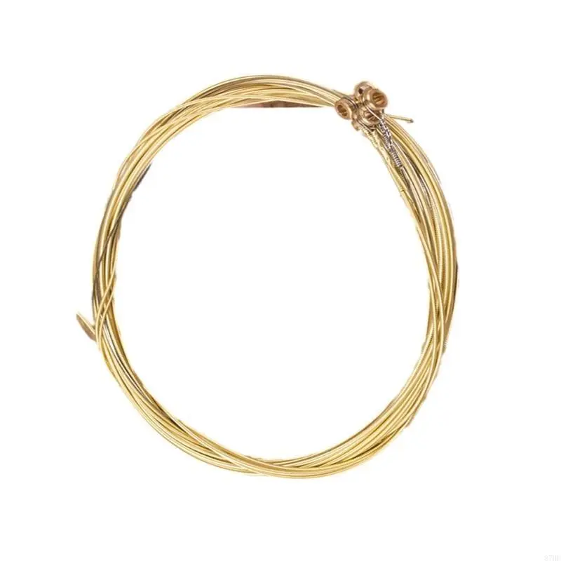 6 Pcs Acoustic Guitar Strings Steel Wire Strings Musical Instrument Accessories
