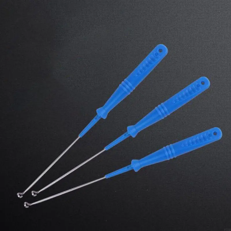 Fishing Hook Remover Stainless Steel With Anti Lost Ring Extractor Anti Slip Han