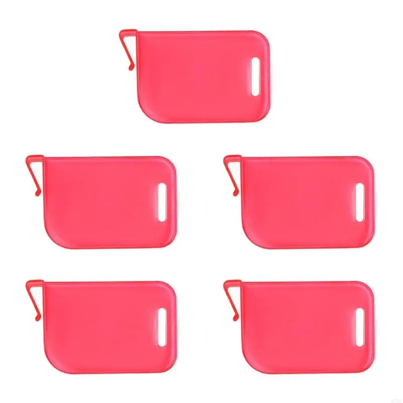 5Pcs Card Box Divider Clapboard Partition Board Plastic Trading Card Box Baffle Clip Portable Drawer Separators Board