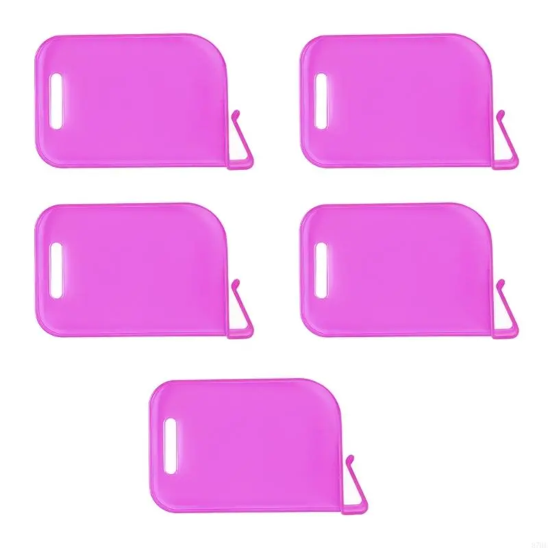 5Pcs Card Box Divider Clapboard Partition Board Plastic Trading Card Box Baffle Clip Portable Drawer Separators Board