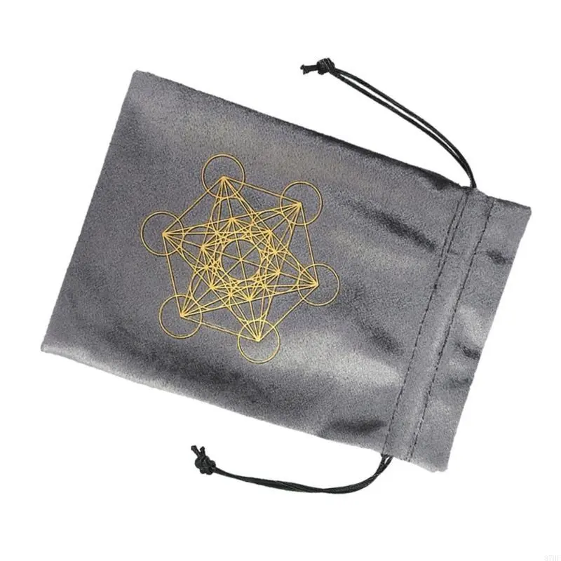 Tarot Oracles Card Storage Bag Jewelry Dices Pouches Drawstrings Bag Divinations Accessory for Tarot Enthusiast