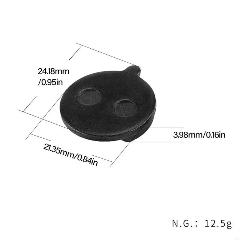 Electric Scooter Brake Pad, 1 Pair Scooter Disc Brake Pad Bike Round Brake Pad