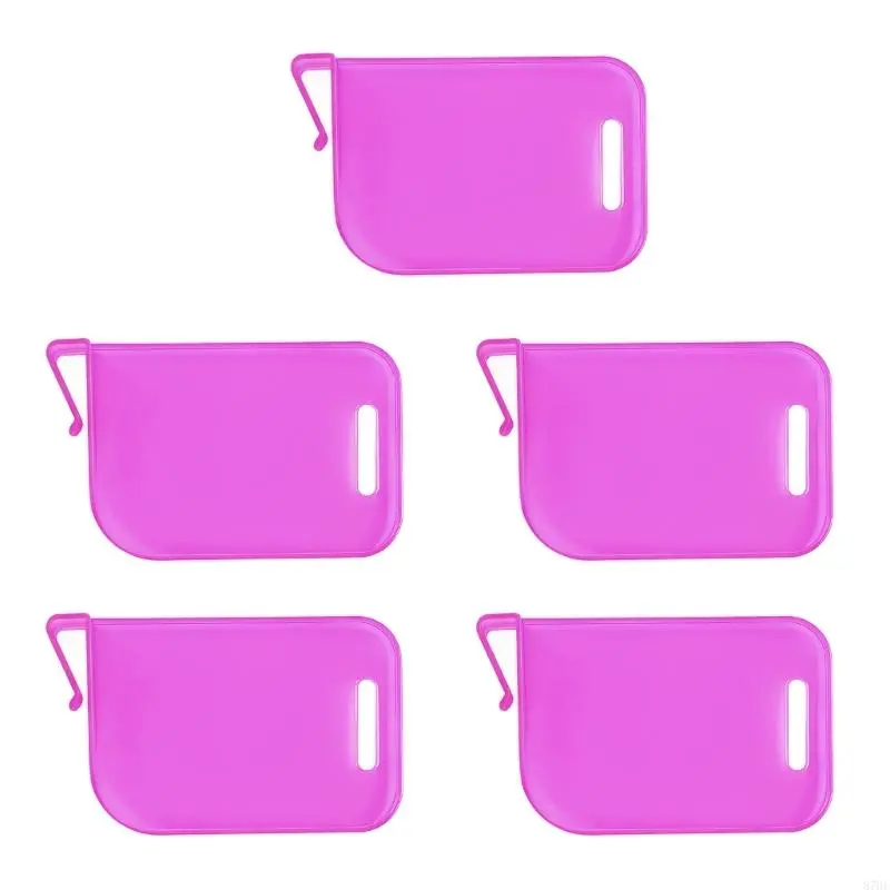 5Pcs Card Box Divider Clapboard Partition Board Plastic Trading Card Box Baffle Clip Portable Drawer Separators Board