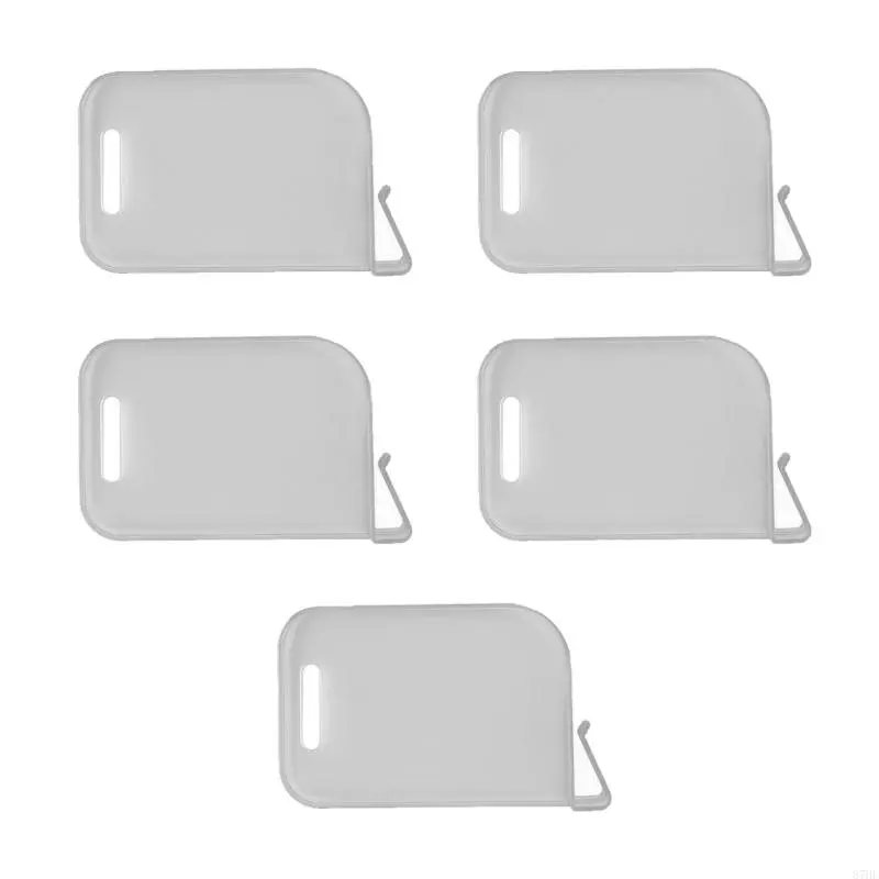 5Pcs Card Box Divider Clapboard Partition Board Plastic Trading Card Box Baffle Clip Portable Drawer Separators Board