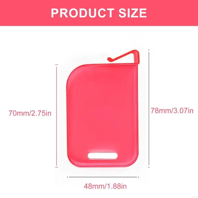 5Pcs Card Box Divider Clapboard Partition Board Plastic Trading Card Box Baffle Clip Portable Drawer Separators Board