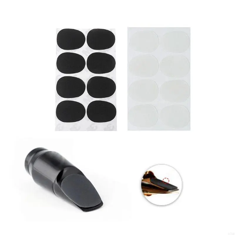 8 Pcs Treble Alto Saxophone Clarinet Mouthpiece Patches Pads Cushions