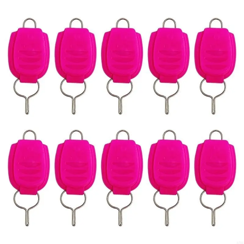 10Pcs Portable Fishing Line Stopper Baitcasting Reel Fishing Lines Holder Buckle