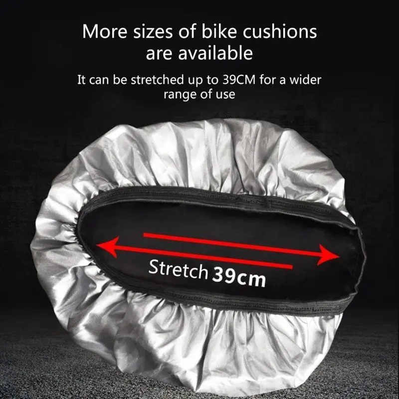 Bike Saddle Cover Bicycles Rain Cover Portable Dustproof Protector