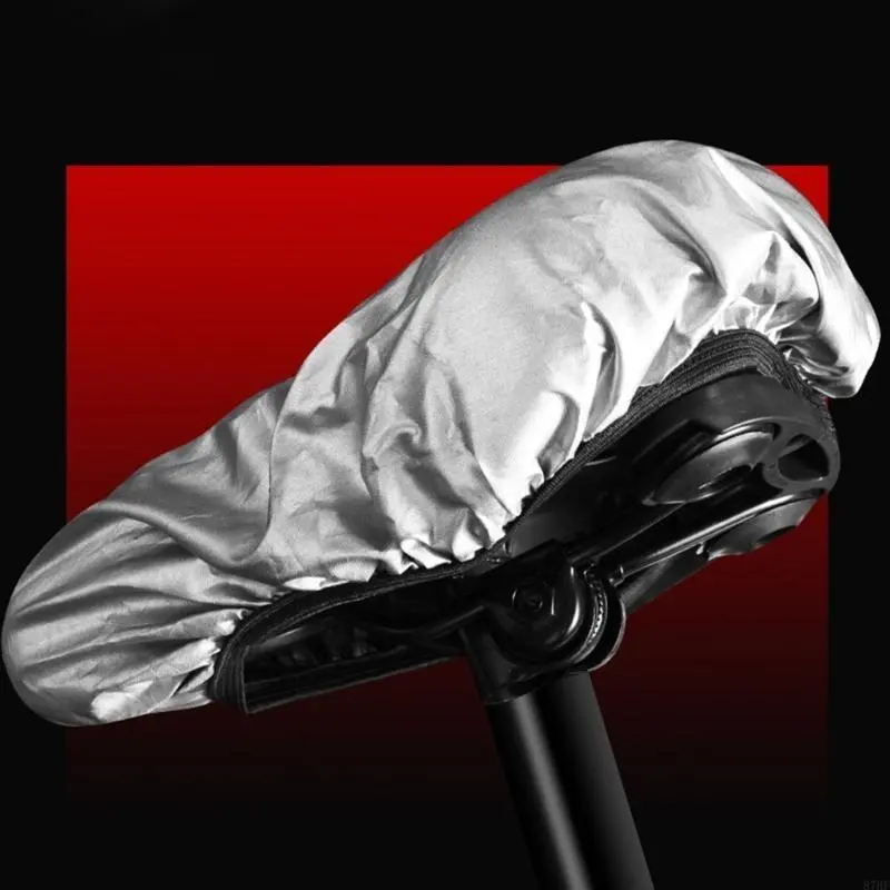Bike Saddle Cover Bicycles Rain Cover Portable Dustproof Protector