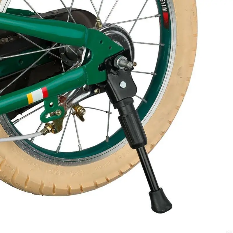 Kickstand Parking Stand Cycling Foot Bracket for Kids Bicycles, with Nonslip Tip