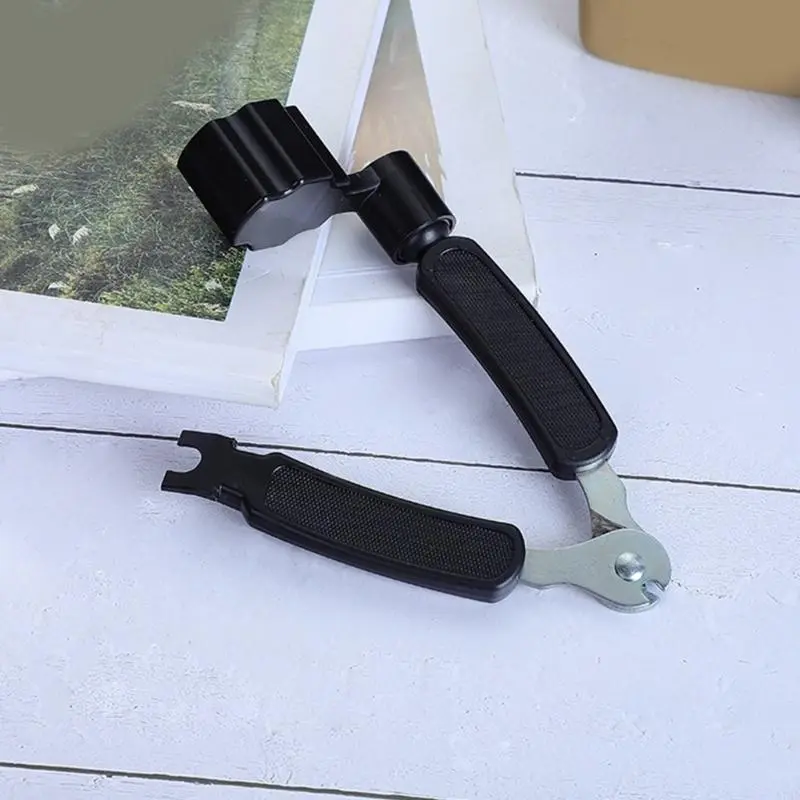 Guitar Bridge Pin Puller for Guitar String Changing, 3 in 1 Guitar String Changing Tool, Guitar String Winder Cutter