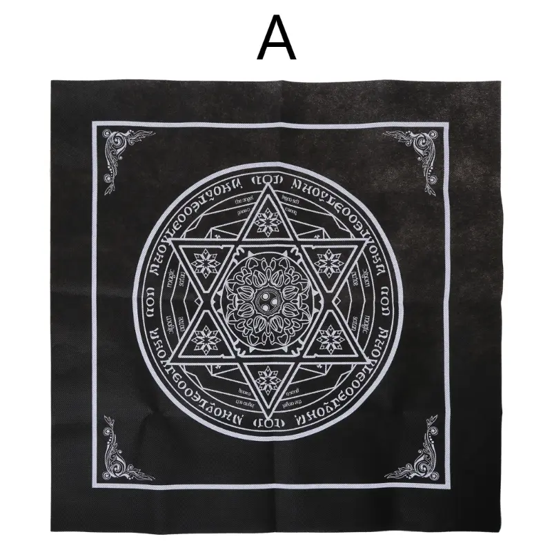 Square Pendulum Divination Tablecloth Tarots Card Pad Runes Altar Table Cloth