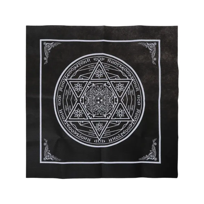 Square Pendulum Divination Tablecloth Tarots Card Pad Runes Altar Table Cloth