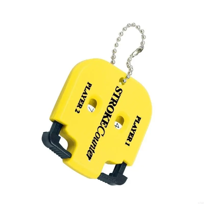 Golf Handy Count Shot Sport Clickers Scorekeeper Keychains Golf Score 2 Player Strokes Counter Handheld Scorer