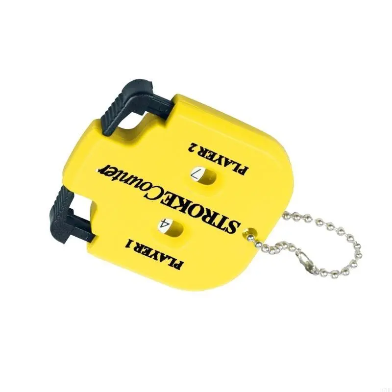 Golf Handy Count Shot Sport Clickers Scorekeeper Keychains Golf Score 2 Player Strokes Counter Handheld Scorer