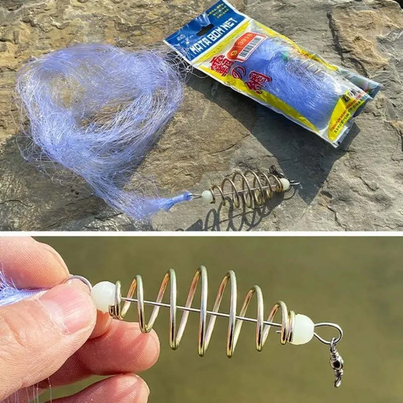 Versatiles Fishing Net Durability Steel Fishing Tackle Handle Fishing Tackle