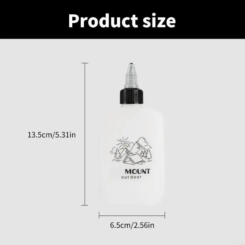 Light weight Camping Seasoning Dispenser Portables Sealed Seasoning Bottles for Camping Oil Storage