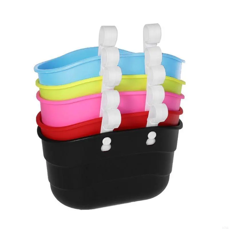 Basket Children Bike Front Handlebar for Carrier Scooter Saddlebag Plast