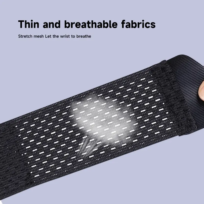 Adjustable Soft Wristbands Wrist Support Bracers For Gym Sports Wristband Carpal Protector Breathable Wrap Band Strap Safety