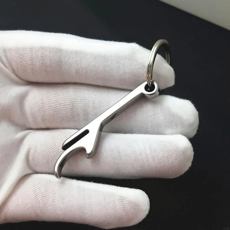 Bottle Opener with Keychain, Stainless Beer Opener Mini Pocket Keyring Opener