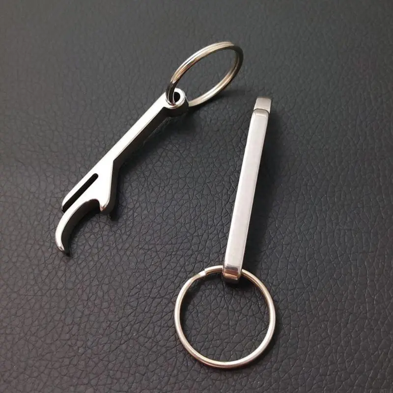 Bottle Opener with Keychain, Stainless Beer Opener Mini Pocket Keyring Opener