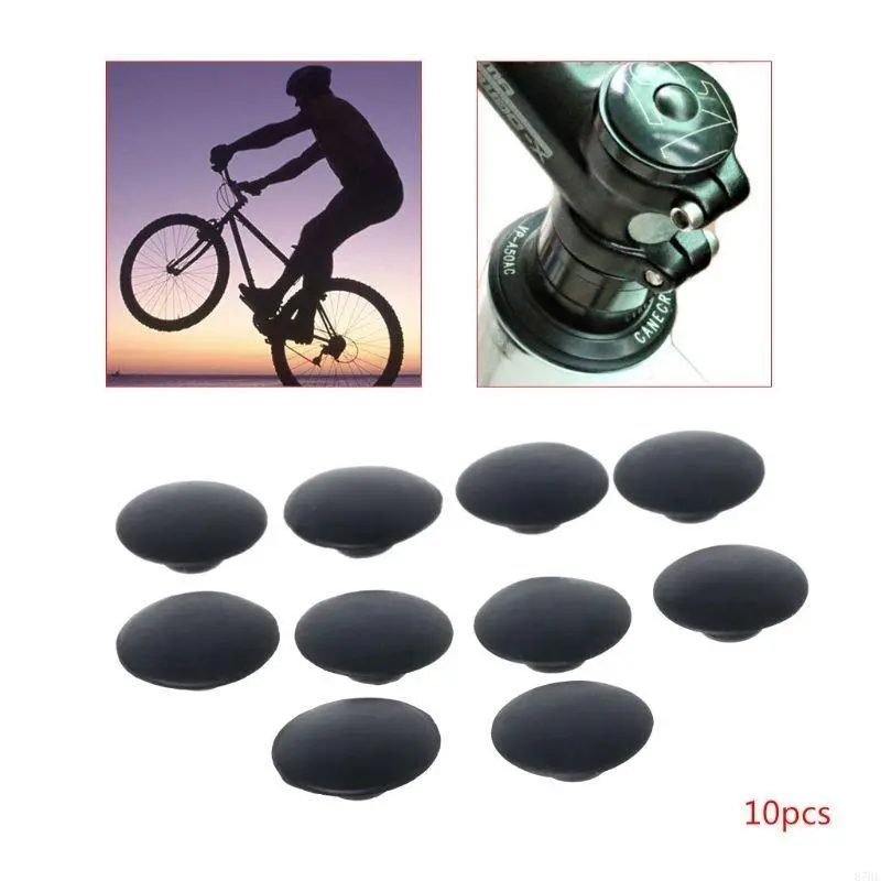 10pcs Headset Waterproof Dustproof M6 Screw MTB Bike Stem Top Cover