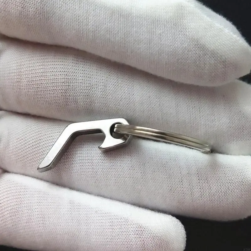 Bottle Opener with Keychain, Stainless Beer Opener Mini Pocket Keyring Opener