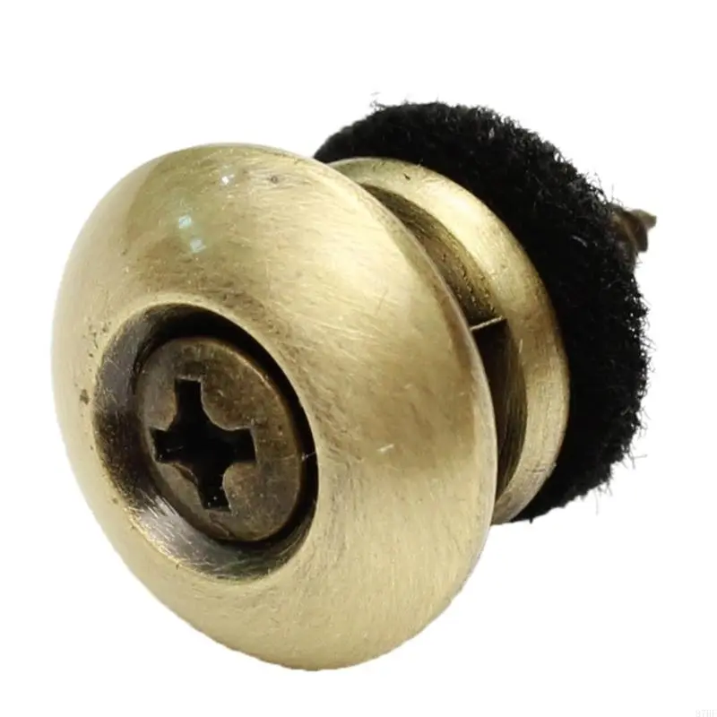 2Pcs Guitar Strap Lock Guitar Strap Button Metal Strap Lock Flat Mushroom Head