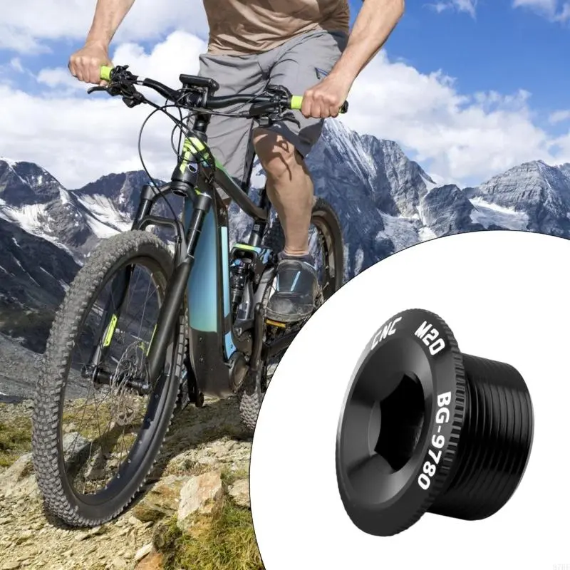 Road Bike Crank Fixing Bolts 18/19/20mm Aluminum Alloys Crankset Cover Screws Enduring