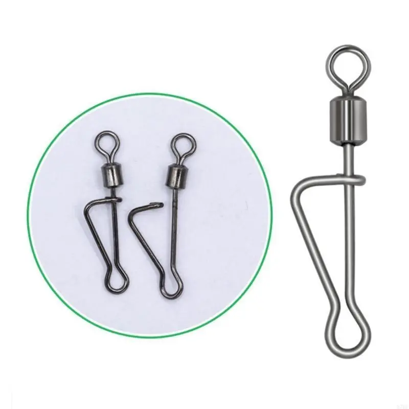 High Strength Fishing Swivels Set Balls-Bearing Swivels with Welded Rings