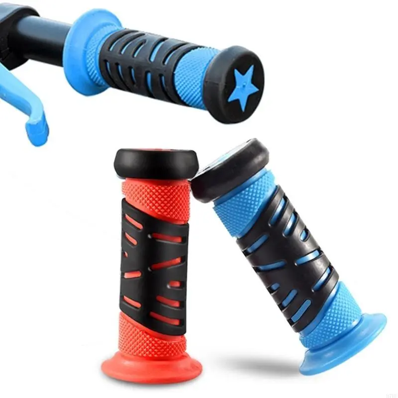 1Pair Scooter Handle Grips Childrens Cycling Bike Handlebars for Kids Girls Boy