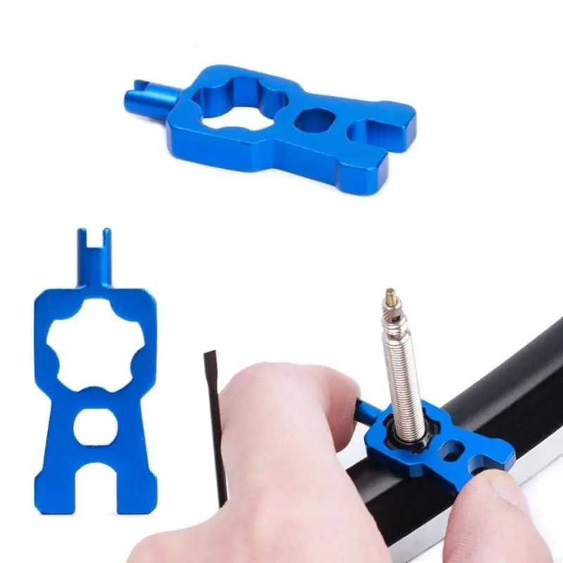 Bicycles Valves Wrench Tire Nozzle Installation Spanner Valves Cores Tool Valves Cores Disassembly Installation Tool