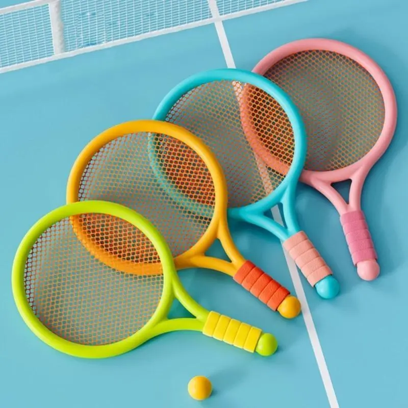 Kids Tennis Racquet Sets, Small Badminton Rackets with Shuttlecocks Balls In/Outdoor Parent Child Interactive Sports Toy