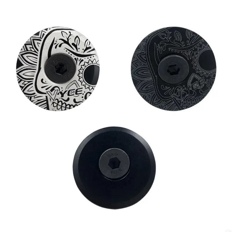 Bike Stem Top Cover Aluminum Headset Top & Bolt Fork Tube Cover