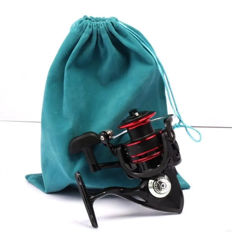 Fishing Reel Bag Portable Drawstring Reel Protect Bag Fishing Tackle Fishing Gear Accessories Wheel Storage Bag