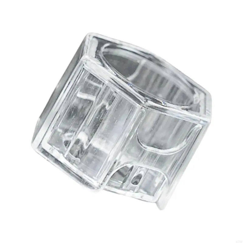 Acrylic Antifouling Billiard Chalk Powder Box Clear Billiard Chalk Storage Case Portable Chalk Protections Storage Box