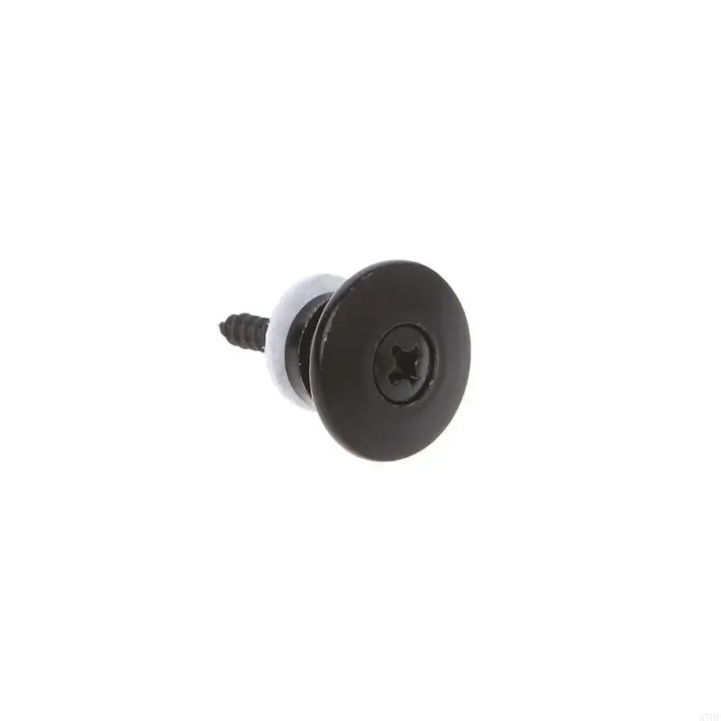 1 Pair Mushroom for Head Electric Guitar Strap Buttons Locks with Mounting Screw