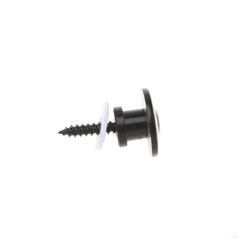 1 Pair Mushroom for Head Electric Guitar Strap Buttons Locks with Mounting Screw