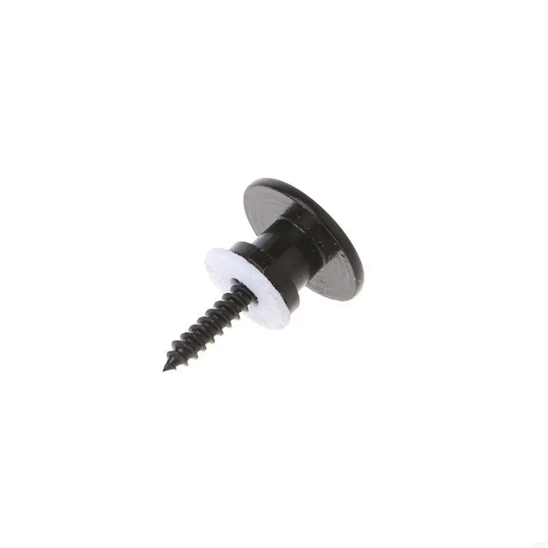 1 Pair Mushroom for Head Electric Guitar Strap Buttons Locks with Mounting Screw