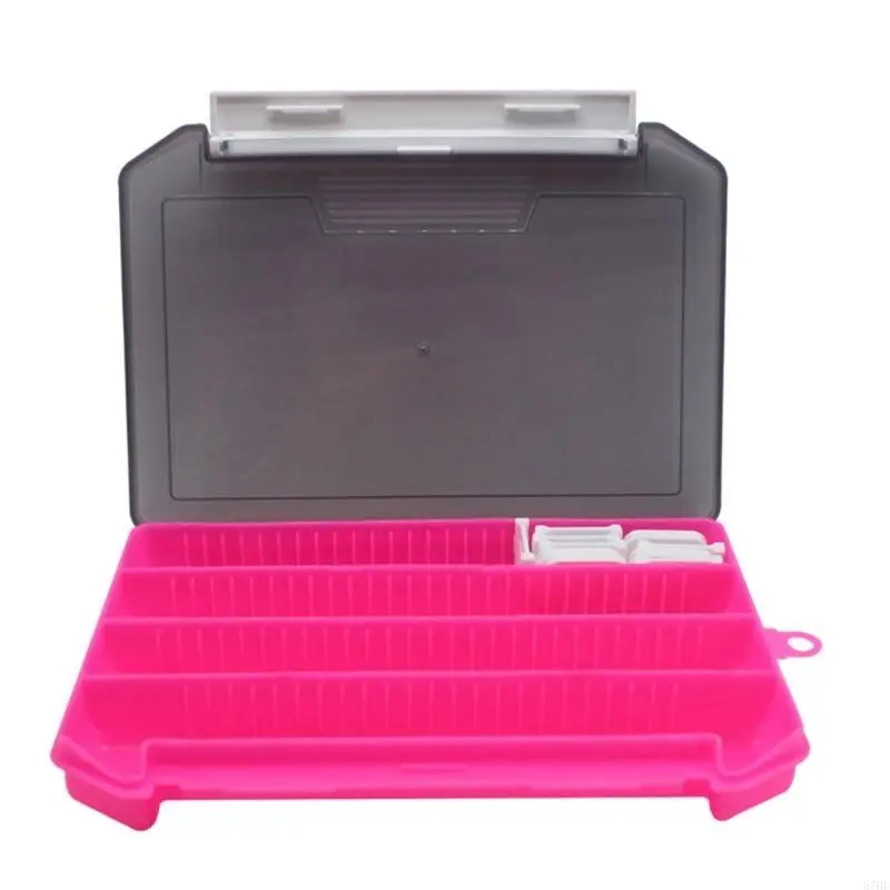 Fishing Lures Hooks Accessories Plastic Box Holder for Case Transparen