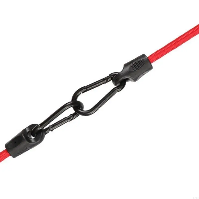 Elastic Tie Strap String with Carabiner, 60cm/120cm Size Cycling Luggage Strap