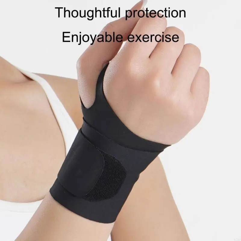 Wrist and Thumb Support Brace Adjustable Wrist Compression Wrap for Gym Workout