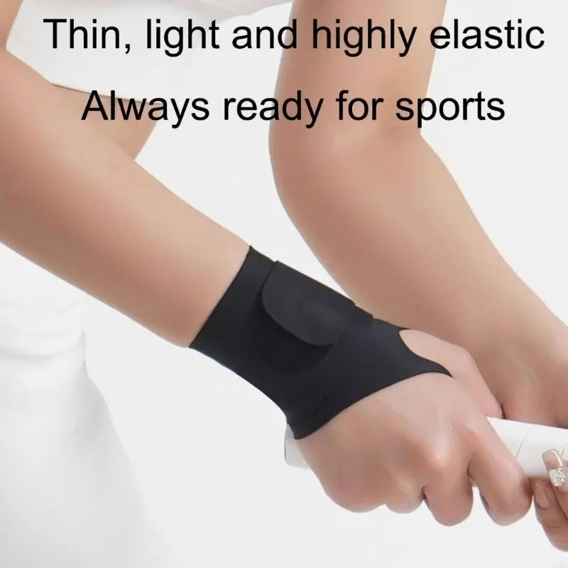 Wrist and Thumb Support Brace Adjustable Wrist Compression Wrap for Gym Workout