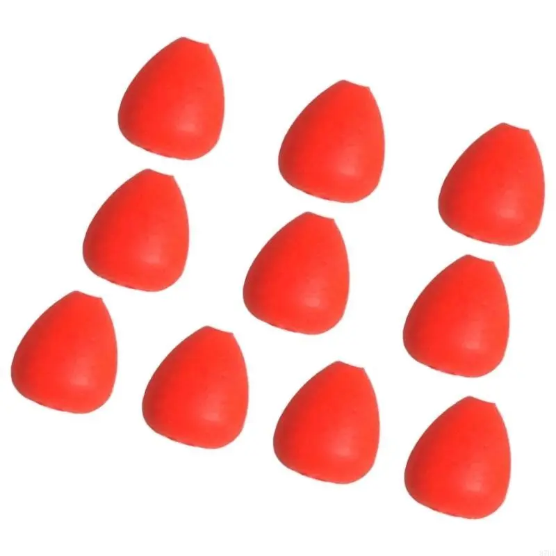 10pcs/50pcs Foam Floats Oval Fly Fishing Indicators Pompano Rig Floats Bright Color Fishing Rig Floats for Trout