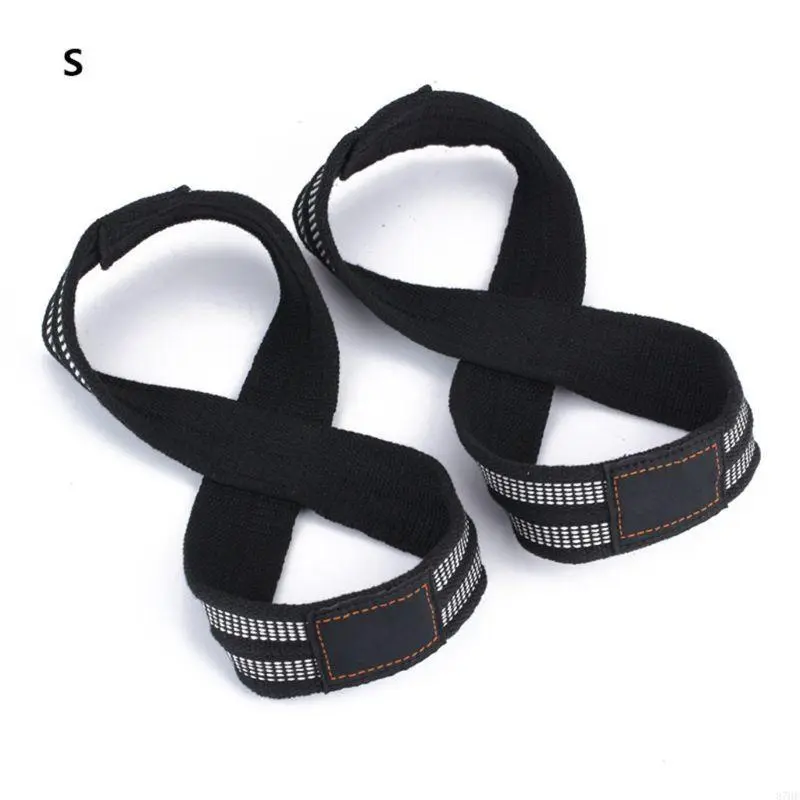 Strength Heavy Duty Lifting Straps Deadlift Figure 8 Wrist Straps Weight Lifting