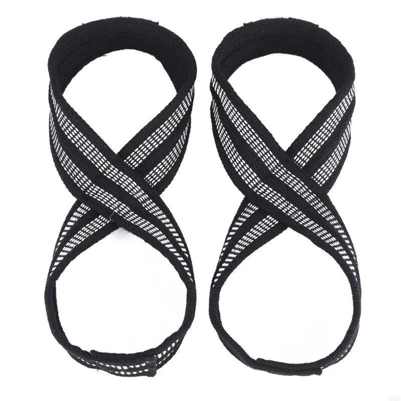 Strength Heavy Duty Lifting Straps Deadlift Figure 8 Wrist Straps Weight Lifting